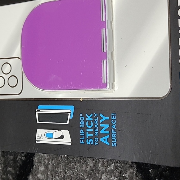 FLIPSTIK DEFY GRAVITY CELL PHONE PURPLE STICK KICK STAND PRICE FIRM - Picture 3 of 11